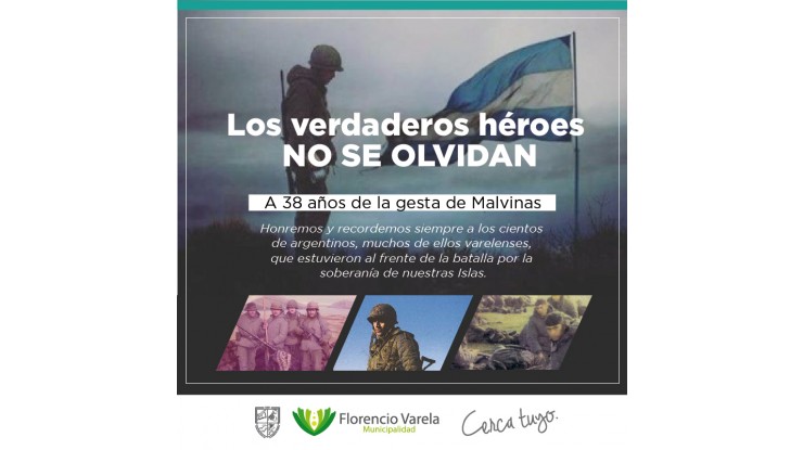 F. Varela rinde homenaje a los caídos en la guerra de las Malvinas